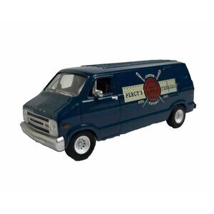 Percy’s Threads Greenlight 2011 Die Case 1977 Dodge B-100 Van Blue Green Color